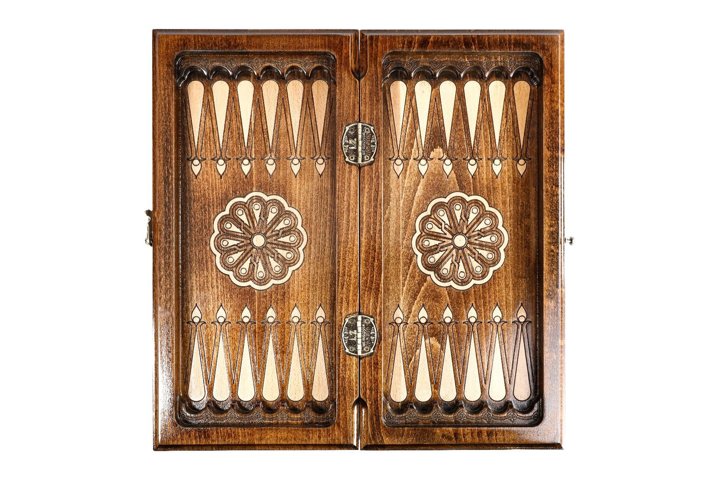 Unique Wooden Chess and Backgammon Set: Dual Mastery Crafted in Wood