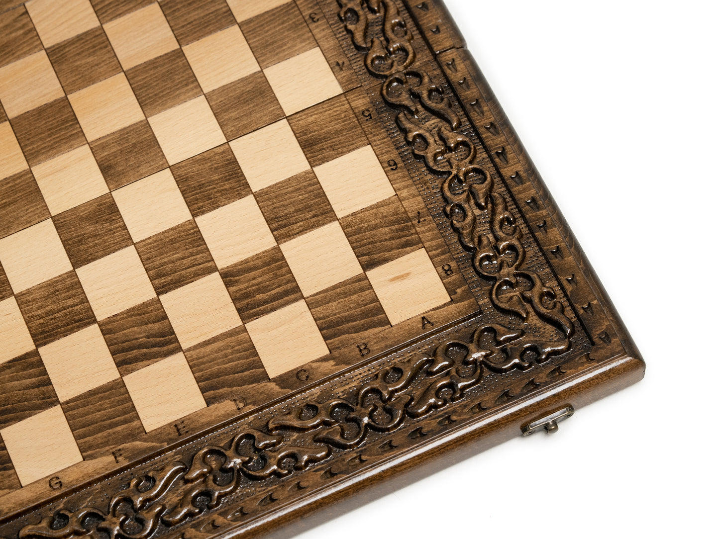 Artisan-crafted chess set showcasing exquisite craftsmanship