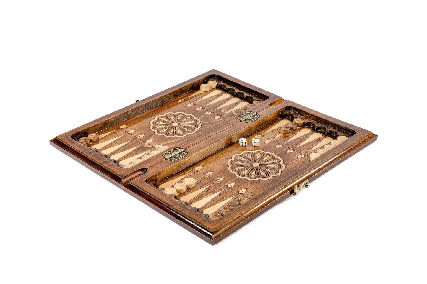 Master two classic games with a luxury set that blends the rich texture of handcrafted artistry with timeless gameplay.