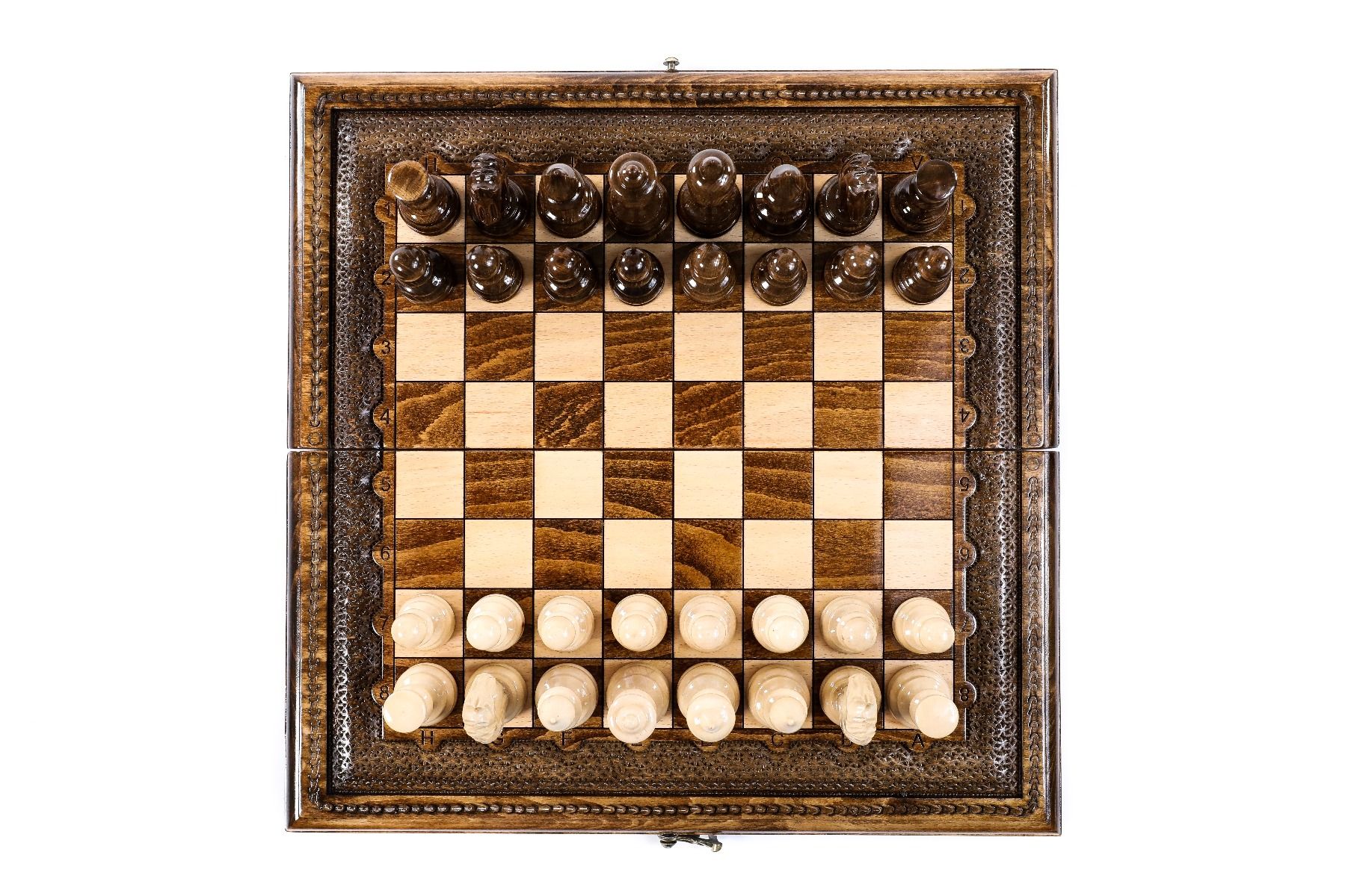 Master two classic games with a luxury set, blending the rich texture of handcrafted artistry with timeless gameplay.