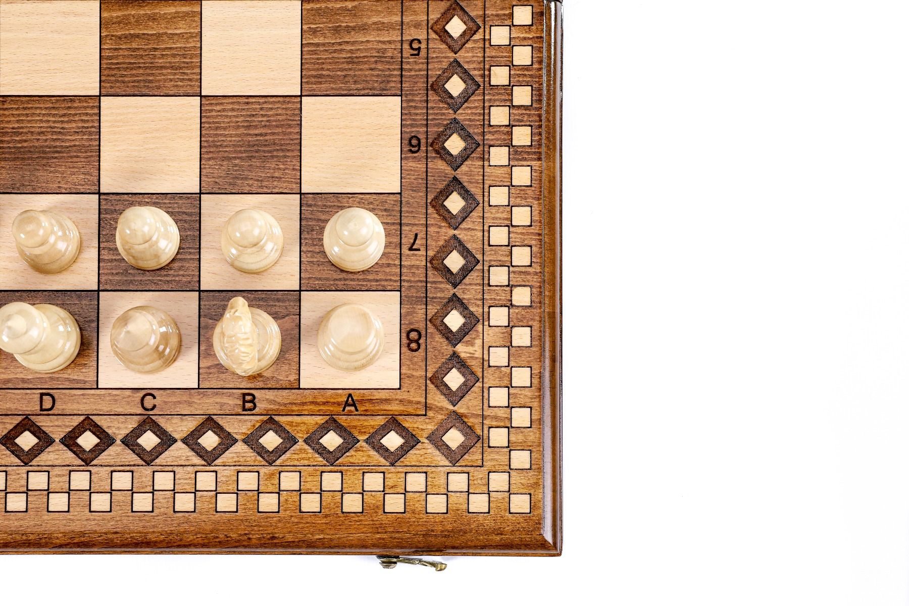 Command the board in style with a chess set that showcases the grandeur of Armenian carpet patterns through exquisite handcrafted detail.